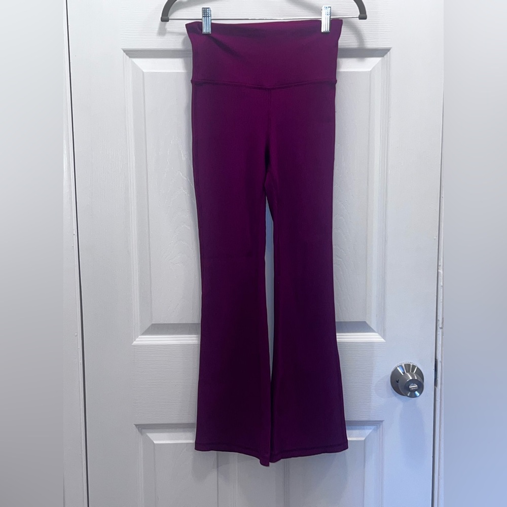 Athleta Deep Purple Flare Pants
